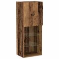 vidaXL Zostava TV skriniek 40,5 x 30 x 102 cm Staré drevo