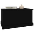 vidaXL Úložný box čierny 70x40x38 cm spracované drevo