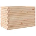 vidaXL Záhradný kvetináč 70x40x45,5 cm masívna borovica