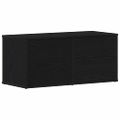 vidaXL TV skrinka 80 x 34 x 36 cm Čierny dub Kompozitné drevo