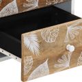 vidaXL Nočné skrinky 2 ks 40x33,5x46 cm Masívne drevo Mango