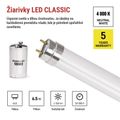 LED trubica T8 6,5 W 60 cm neutrálna biela 10 ks