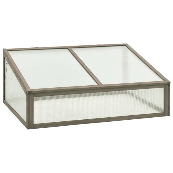 vidaXL Skleník 100x65x40 cm jedľové drevo