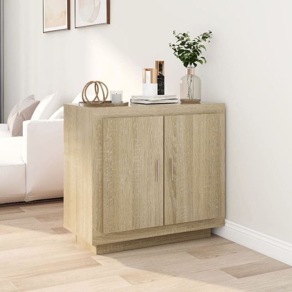 vidaXL Komoda dub sonoma 80x40x75 cm spracované drevo