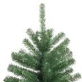 vidaXL Umelý Sklápací Vianočný Stromček Zelená 150 cm PVC a kov