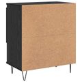 vidaXL Servírovacia skriňa Čierny dub 60 x 35 x 70 cm