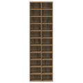 vidaXL Skrinka na topánky Artisan Dub 54x34x183 cm Engineered Wood