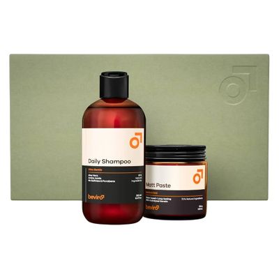 Darčeková sada na vlasy pre mužov BEVIRO Daily haircare set