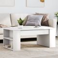 vidaXL Konferenčný stolík biely 102x55x42 cm kompozitné drevo
