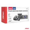 Kamera do auta so zadnou kamerou 2K + 1K WLAN 512 GB WIFI Full HD AMiO-04800