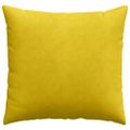 vidaXL Vankúše na pohovku 2 pcs Žltá 45 x 45 cm Kordúrová tkanina
