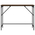 vidaXL Konzolový stolík hnedý dub 100x32x75 cm kompozitné drevo