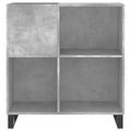 vidaXL Skrinka na platne betónovosivá 84,5x38x48 cm kompozitné drevo