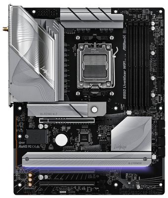 ASRock B850 LiveMixer WiFi / AMD B850 / AM5 / 4x DDR5 DIMM / 3x M.2 / HDMI / DP / USB-C / WiFi / ATX