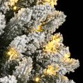 vidaXL Umelý vianočný stromček 300 LED a snehové vločky 180 cm