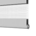 vidaXL Zebra roleta svetlosivá 50x100 cm šírka látky 45,9 cm polyester