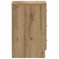 vidaXL Nočné skrinky 2 ks Dub Artisan 38x35x55 cm Drevo