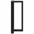 vidaXL Nohy barového stola v tvare T, 2 ks, čierne, 50x35x(90-91) cm, oceľové