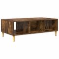 vidaXL Konferenčný stolík Dymová dub 102 x 55 x 35 cm Kompozitné drevo