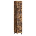vidaXL Sada skríň 2 ks 33 x 34,5 x 90 cm Kompozitné drevo Dymový dub