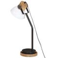 vidaXL Stolová lampa 25 W biela 18x18x60 cm E27