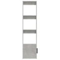 vidaXL Komoda betónovo sivá 80x30x119,5 cm spracované drevo