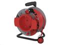 Predlžovací kábel EMOS P19125 na bubne 25 m / 1 zásuvka / červený / PVC / 230 V / 1,5 mm2