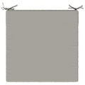 vidaXL 1-dielny sedací vankúš SOEST 100% polyester Sivá 70 x 70 x 7 cm