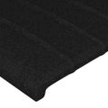 vidaXL Čelo postele so záhybmi čierne 203x16x118/128 cm látka