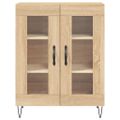 vidaXL Vysoká skrinka dub sonoma 69,5x34x180 cm spracované drevo