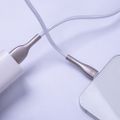 Forever Sleek kábel USB - Lightning 1,0 m 2,4A biely