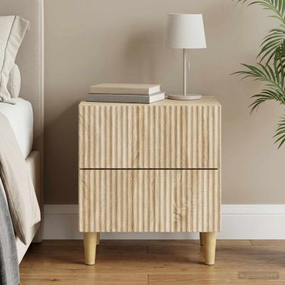 vidaXL Nočný stolík Dub sonoma 43 x 34,5 x 48 cm Kompozitné drevo
