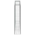 vidaXL Oblúkový gabionový kôš 4 ks 300x50x220/240cm pozinkované železo