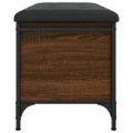 vidaXL Úložná lavička hnedý dub 82x42x45 cm kompozitné drevo