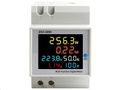 Wattmeter a merač spotreby elektrickej energie na DIN lištu D52-2066 40-300VAC,100A