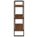 vidaXL Knižnica hnedý dub 80x30x105 cm spracované drevo