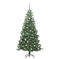 vidaXL Vianočný stromček Zelená 240 cm PVC
