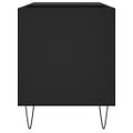 vidaXL Skrinka na platne čierna 85x38x48 cm kompozitné drevo