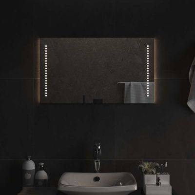 vidaXL LED kúpeľňové zrkadlo 70x40 cm