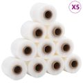 vidaXL Stretch fólie 50 ks Priehľadná 23 µm 10 cm x 150 m
