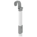 vidaXL Sušiaci stojan na balkón 89x25x(60-95) cm hliník
