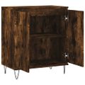 vidaXL Komoda dymový dub 60x35x70 cm spracované drevo