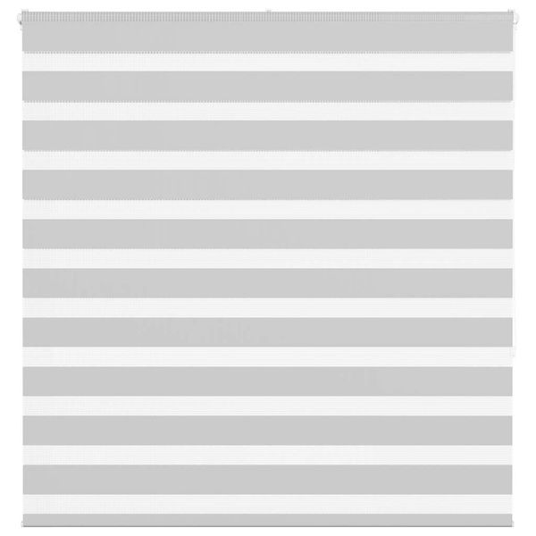 vidaXL Zebra roleta svetlosivá 140x150cm šírka látky 135,9cm polyester