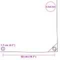 vidaXL Celta 650 g/m², 2,5x3,5 m, sivá