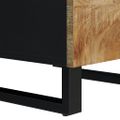 vidaXL Komoda s 3 dvierkami 40x33x110 cm masívny mangovník a železo