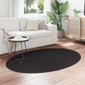 vidaXL Koberec HUARTE Čierna 120 x 170 cm 100% polyester