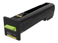 Vysoká výťažnosť - žltá - originálna - kazeta s farbivom LCCP - pre Lexmark CS820de, CS820dte, CS820dtfe