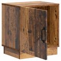 vidaXL Nočný stolík Staré drevo 43 x 34,5 x 47 cm Kompozitné drevo