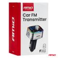 FM vysielač 1×USB-C microSD 12V 24V AMIO-04652