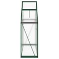 vidaXL Skleník so základovým rámom zelený 169x58x195 cm hliník